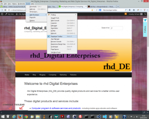 rhd_DE Screenshot DeveloperToolbar Console