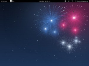 Fedora 17 desktop screenshot